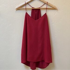 Express Vibrant Red Camisole Top
